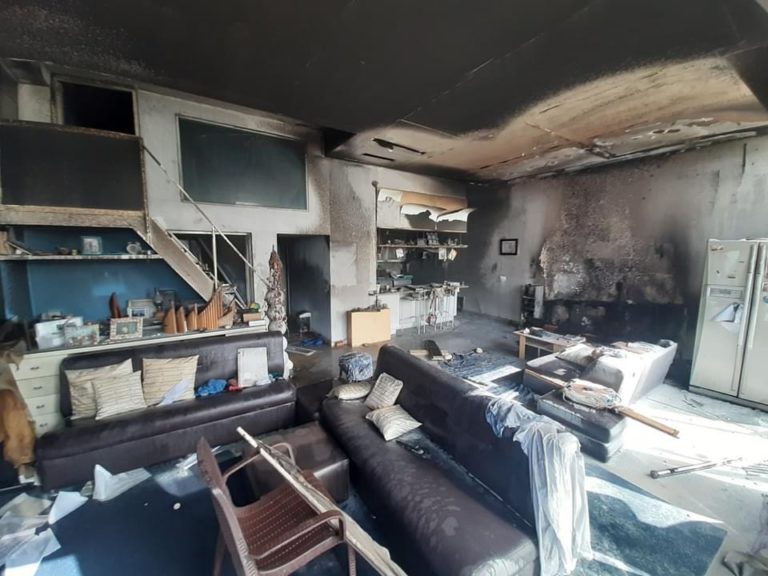 حريق داخل منتجع سياحي في حالات