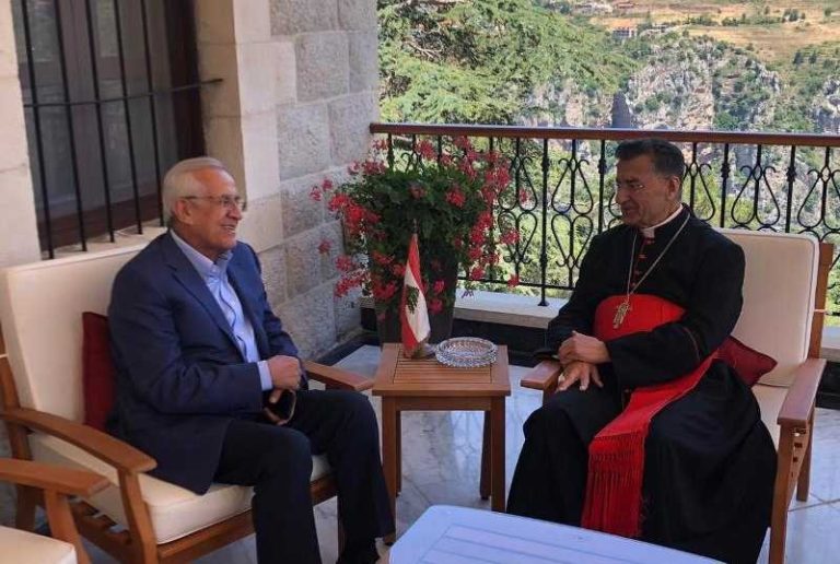 الراعي يلتقي سليمان في الديمان