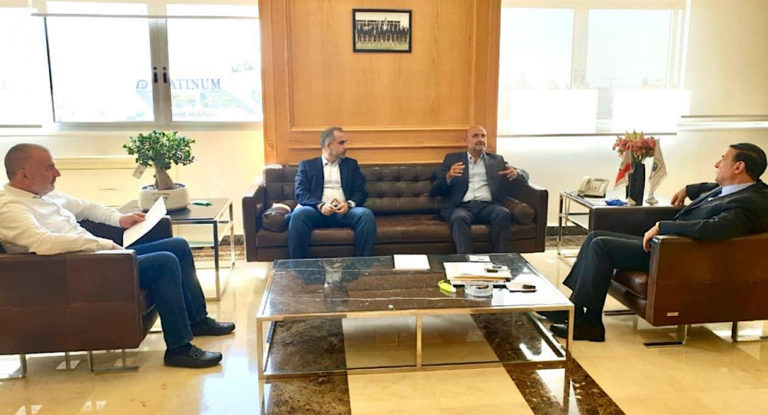 ابي رميا يتابع مع نجار  ملف صيانة اوتوستراد جبيل- عمشيت-بربارة