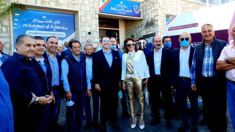 بالصور : جولة لمدير عام مؤسسة مياه بيروت وجبل لبنان  في قضاء جبيل