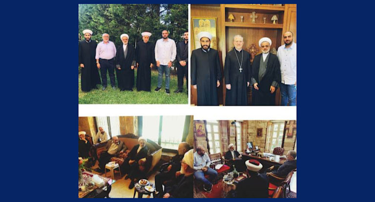 زغيب زار المطران عون ولاسا موفدا من المجلس الشيعي ودار الافتاء الجعفري ناقلا رسالة تؤكد التمسك بالعيش المشترك وحل النزاعات بالحكمة