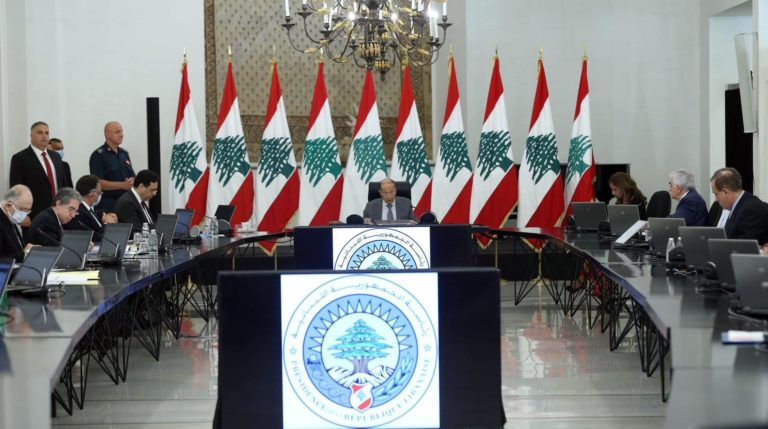 بالصّور: اتفاق وقف إطلاق النار الذي وزّعه ميقاتي على الوزراء