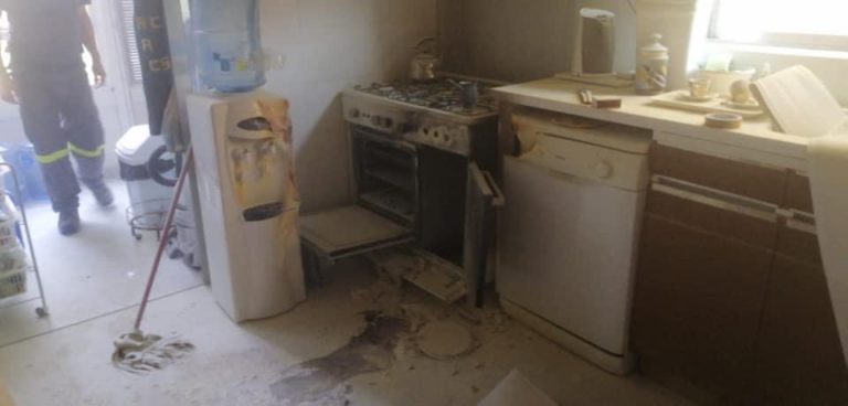 ‎حريق داخل شقة في جبيل