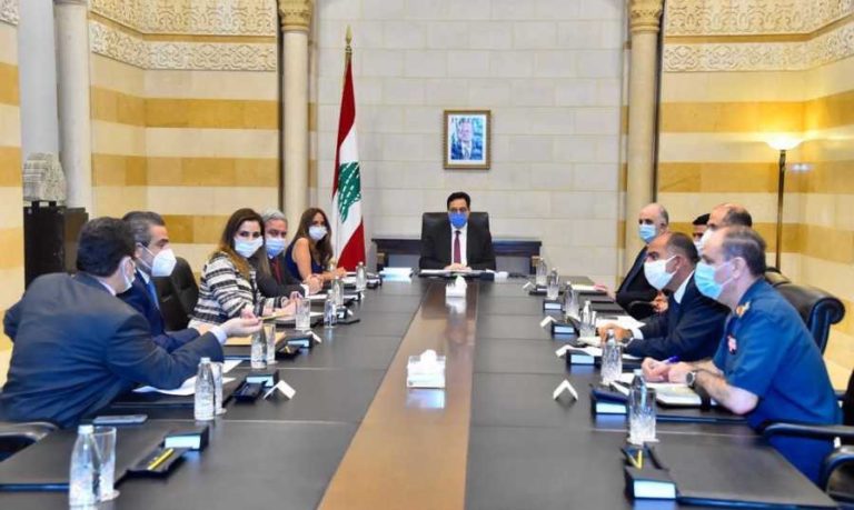 دياب ترأس اجتماعا للجنة متابعة كورونا  حسن: غرامات على المخالفين بين ال 600 الف وال 5 مليون ليرة لبنانية