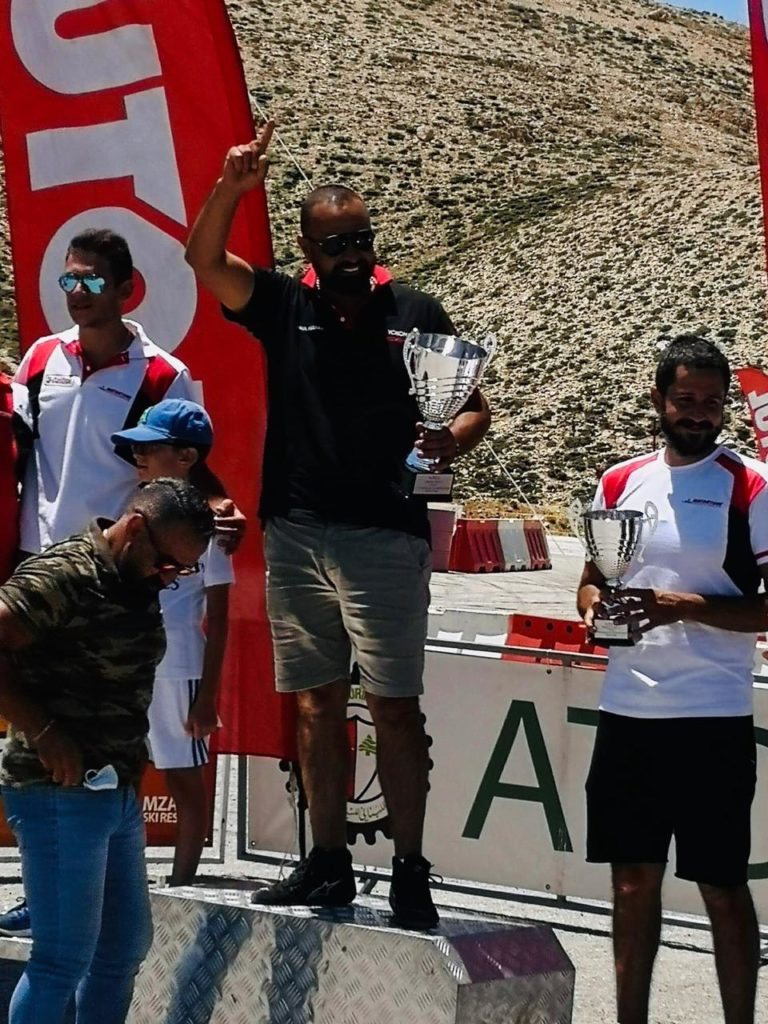 ‏‎السائق بول القصيفي  أولاً في الجولة الثالثة لسباق speed test