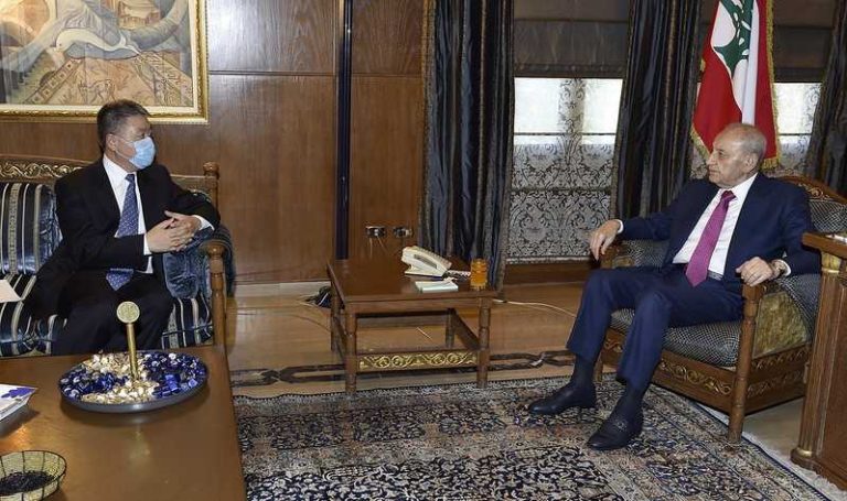 بري يتسلم رسالة صينية ويلتقي الصمد وإبراهيم