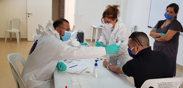 ‎130 فحص سريع لكورونا في نادي بجه جاءت كلها سلبية