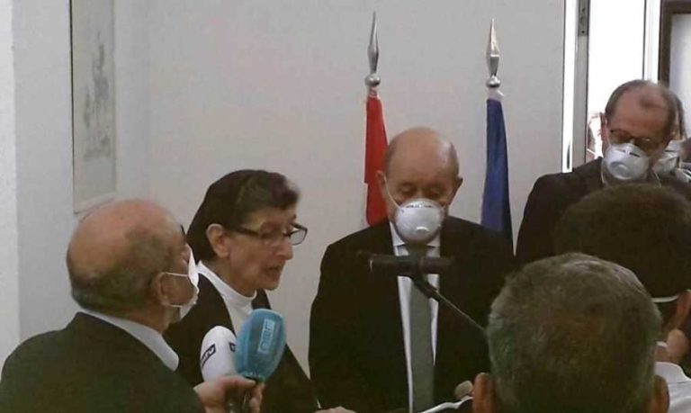 لودريان: لن نترك الشباب اللبناني وحيدا في مواجهة هذه الازمة