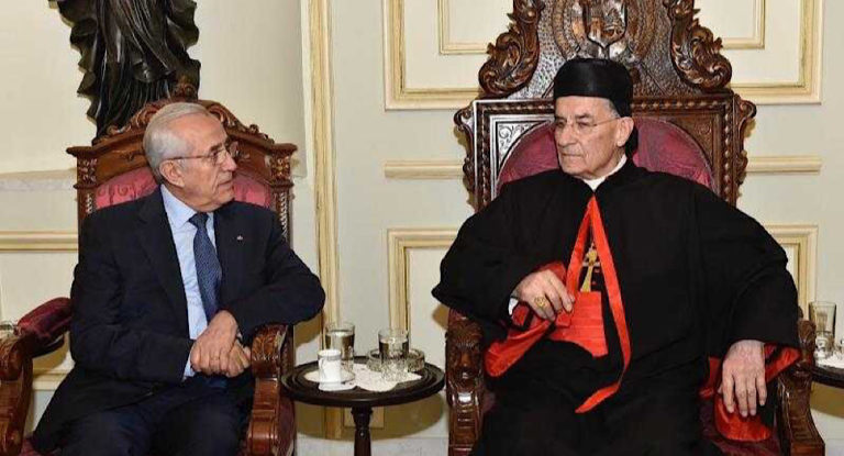 سليمان من بكركي: لا إنقاذ إلا من خلال مذكرة الحياد الناشط