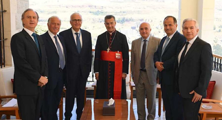 وفداً من مجلس إدارة “ملتقى التأثير المدني” برئاسة المهندس  إيلي جبرايل يزور الراعي داعماً