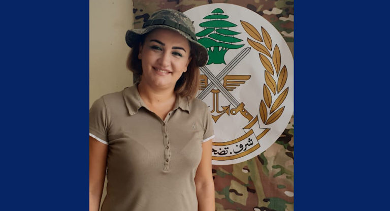 قائمقام جبيل ناتالي مرعي الخوري هنّأت الجيش في عيده