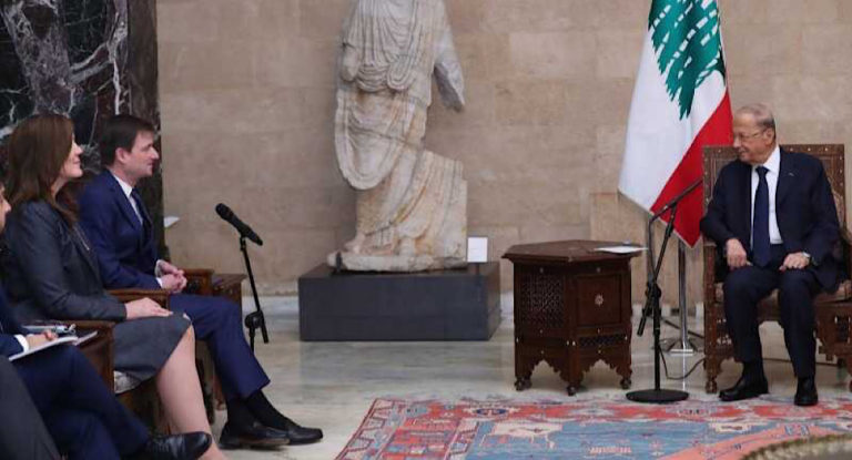 اجتماع “ايجابي” بين عون وهيل. هذه تفاصيله!