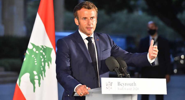 ماكرون في افتتاح مؤتمر المانحين: دورنا أن نكون بجانب الشعب اللبناني