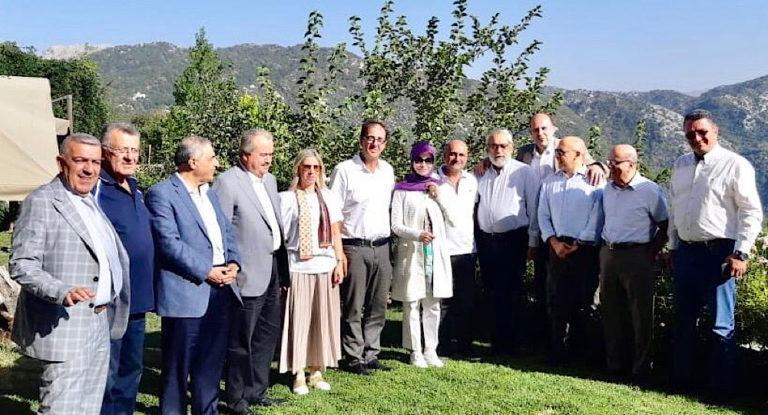 النائب ابي رميا استقبل السفير الفرنسي في بلدته في اهمج بحضور نواب