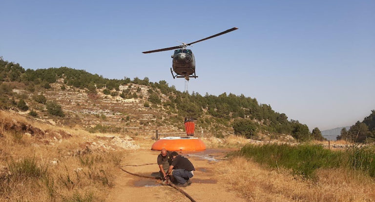٣ ايام من العمل المتواصل الى حين الانتهاء من إخماد النيران بين أحراج جاج و سقي رشميا