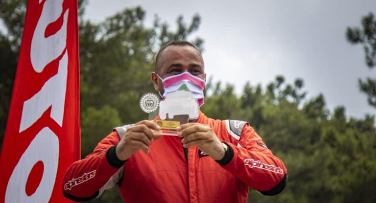 بول قصيفي يفوز بالمركز الثاني في السباق الثاني لتسلّق الهضبة.