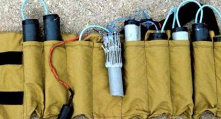 بالفيديو :لحظة تفجير الحزام الناسف للارهابي عمر بريص