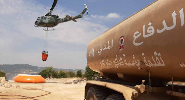 د.جيلبير المجبر للدفاع المدني : اطفاء الحرائق مهمتكم… اما مهمة القضاء والاجهزة معرفة من المسؤول عن كل هذه الحرائق.