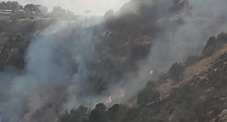 انتهاء عمليات الإطفاء في أحراج المغيري.