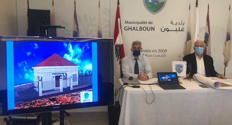 لقاء تشاوري عن مشروع محطة الضخ في بئر في منطقة غلبون العقارية