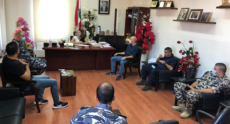 اجتماع لرؤساء الوحدات الأمنية في مكتب قائمقام جبيل