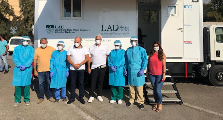 فحوصات PCR مجانية لعدد من ابناء مدينة جبيل