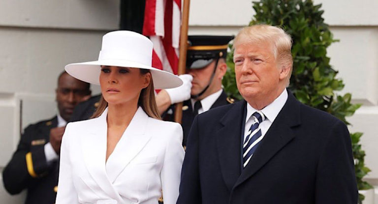 بالفيديو-لحظة وصول الرئيس المنتخب دونالد ترامب الى البيت الأبيض