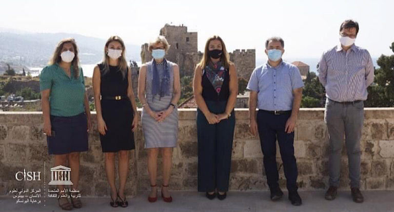 وفداً من المعهد الألماني للأبحاث الشرقية في بيروت زار المركز الدولي لعلوم الانسان في جبيل