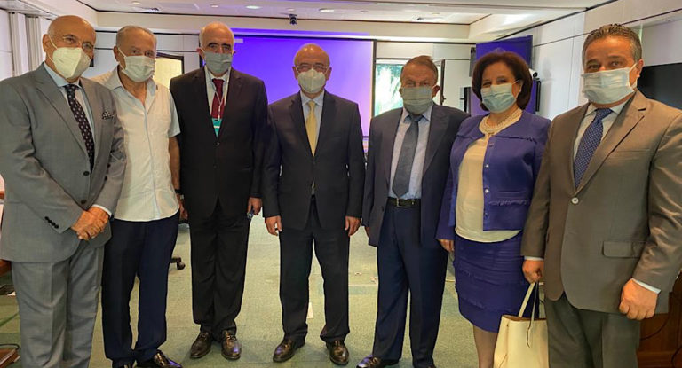 وفد من نقابة المحررين زار رئيس LAU مهنئا القصيفي: علينا التعاون لينهض لبنان