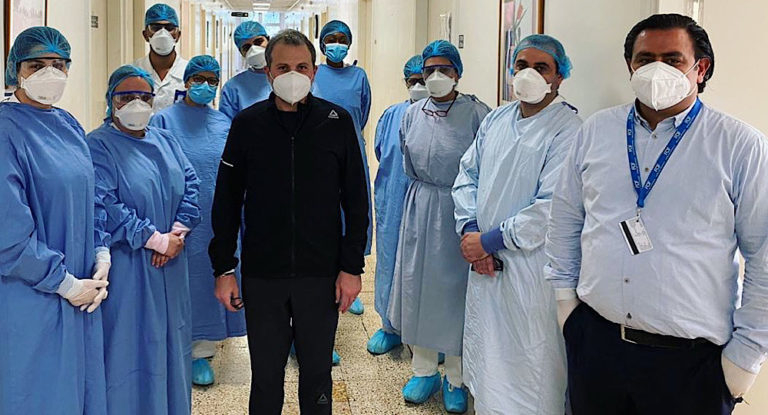 باسيل غادر المستشفى بعد انتهاء علاجه الاساسي من كورونا وسيعاود نشاطه سريعا