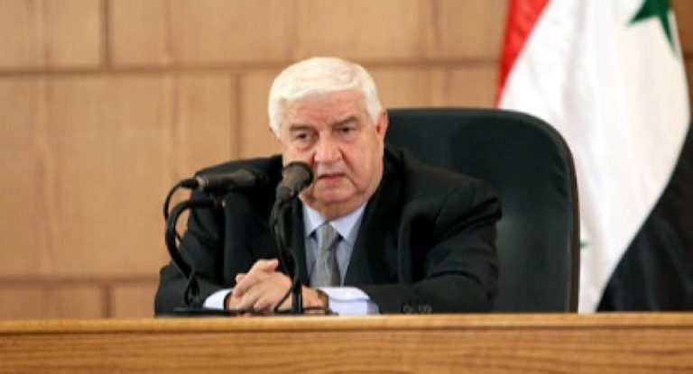 رئاسة مجلس الوزراء السورية نعت وزير الخارجية وليد المعلم