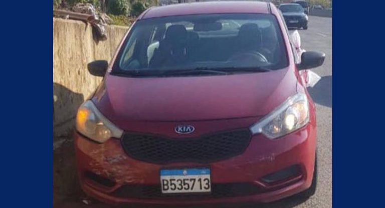 العثور على سيارة مسروقة في نهر ابراهيم