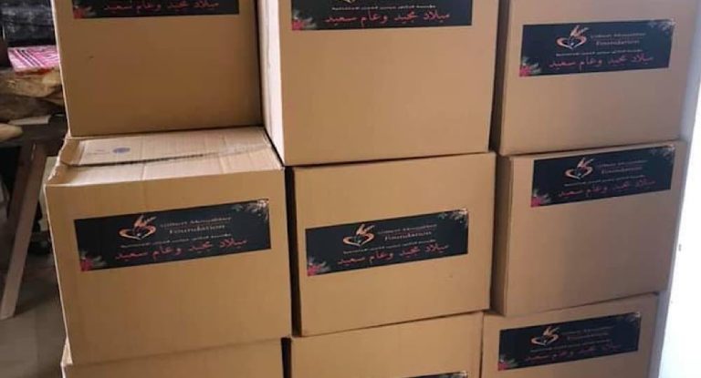 مؤسسة المجبر الإجتماعية تنشط في قضاء عاليه .. آلاف الحصص الإنسانية جرى توزيعها