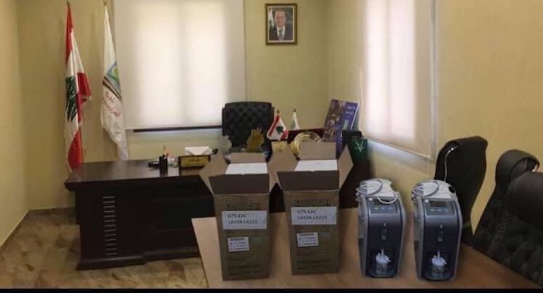 جهازان لتوليد الأوكسجين بتصرف اهالي المزاريب وعرستا