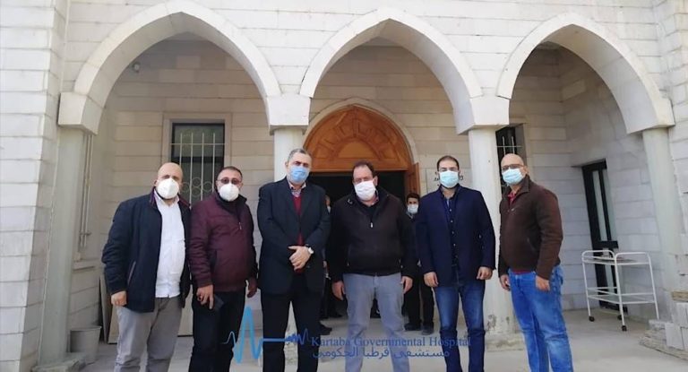 مدير مكتب وزير الصحة حمد حسن زار مستشفى قرطبا الحكومي