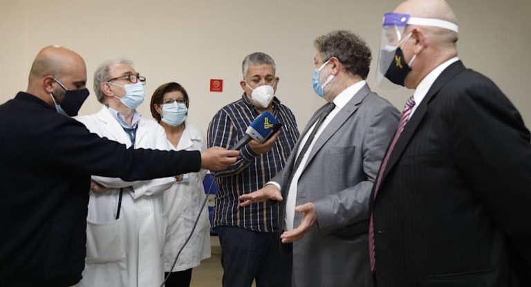 جولة لحب الله وافرام على عدد من مستشفيات كسروان وجبيل