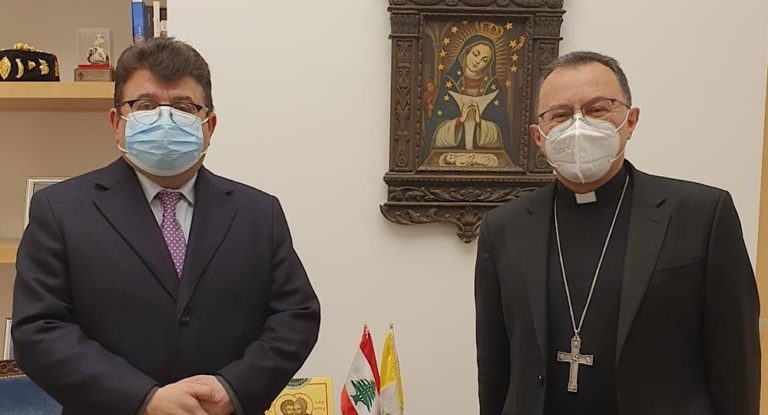 المحامي بول كنعان بعد زيارة السفير البابوي في لبنان :نجدد وقوفنا  الى جانب الراعي والبطريركية المارونية