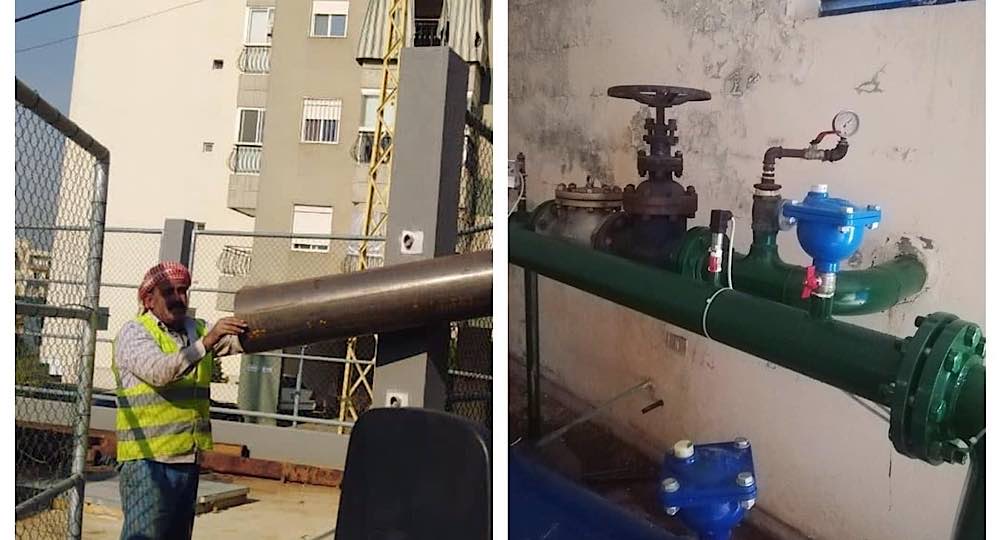 إصلاح محطة تشغيل بئر المياه في بلدة الدكوانة.