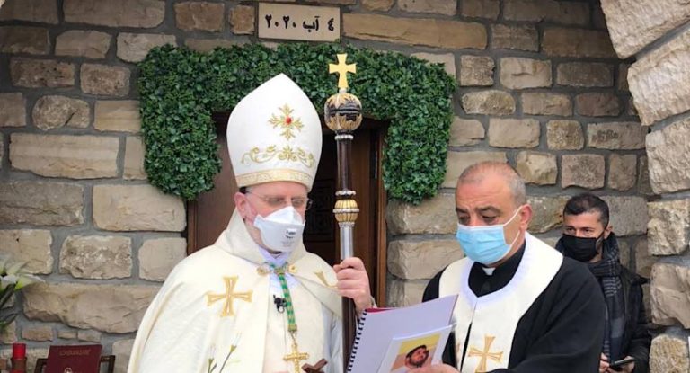 قداس تدشين كنيسة القديس يوسف تخليداً لذكرى الشهيد جو نون في مشمش