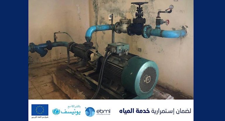 مياه بيروت وجبل لبنان : إصلاح محطة تشغيل بئر المياه في بلدة علمات.
