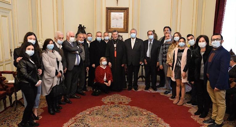 وفد من جمعية آل الخوري-حنا في بكركي