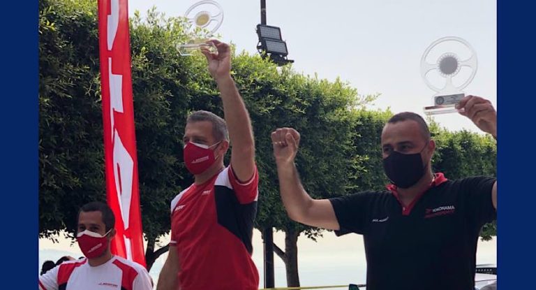 السائق بول القصيفي يحتل المركز الثاني في السباق الأول للسرعة