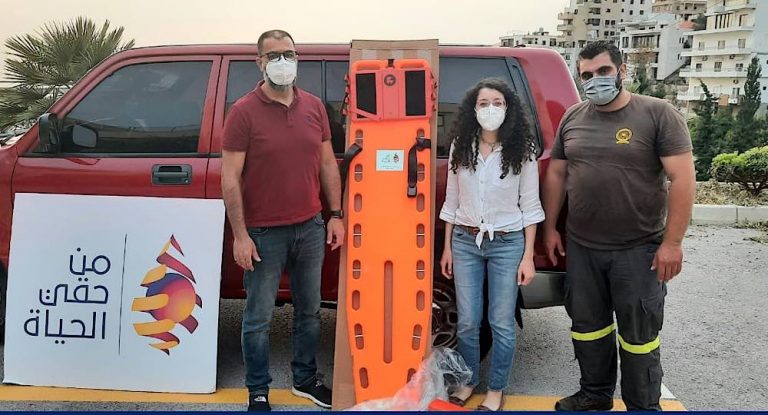 جمعية “من حقّي الحياة ” تُبادر مجدّداً إلى دعم الدّفاع المدني