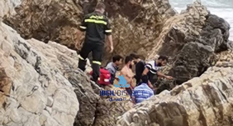 غريق على شاطئ عمشيت