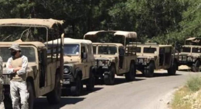 ‎ وصول مغاوير البحر للمؤازرة في البحث عن نورا حاطوم في وادي نهر ابراهيم