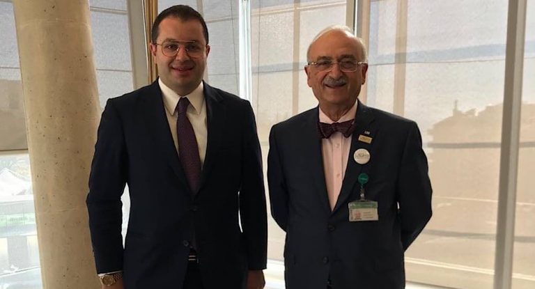 لقاء بين عبدو العتيّق ‎ورئيس الجامعة اللبنانية الأميركية LAU البروفسور ميشال معوض