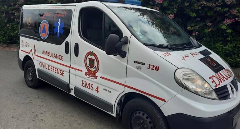 بالصور-اربعة جرحى جراء انهيار سقف مبنى قيد الانشاء في حالات.