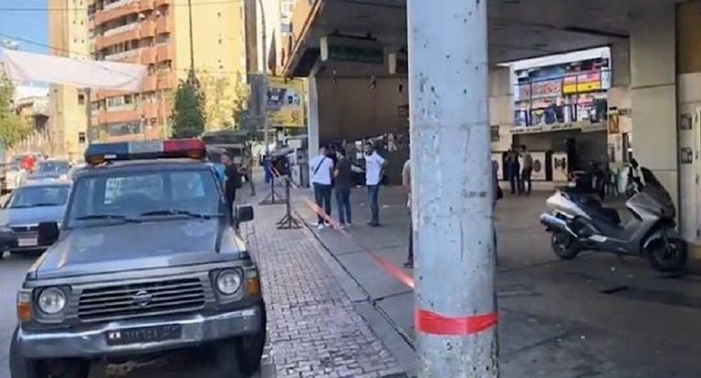 بالفيديو-جريح باطلاق نار بسبب البنزين!