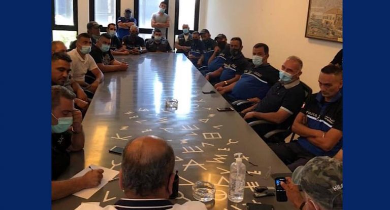 اجتماع لتنظيم عمل جهاز شرطة البلدية  في جبيل