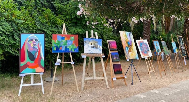 خاص-مقابلات مع عدد من الفنانين التشكيليين من معرض الفن في جبيل